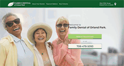 Desktop Screenshot of familydentalorlandpark.com